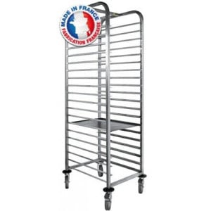 Echelle Pâtissière 400 x 600 avec Roulettes Inox - 20 Niveaux SOFINOR - 1