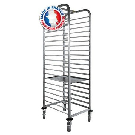 Echelle Pâtissière 400 x 600 avec Roulettes Inox - 20 Niveaux SOFINOR - 1