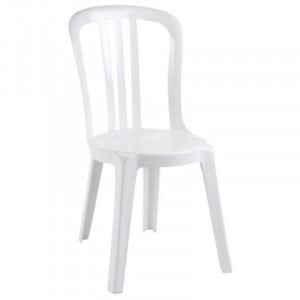 Chaise Miami Bistrot - Blanc Grosfillex - 1