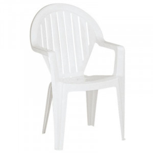 Fauteuil Miami Club - Blanc Grosfillex - 1