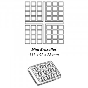 Gaufrier Professionnel Mini Bruxelles Krampouz - 3