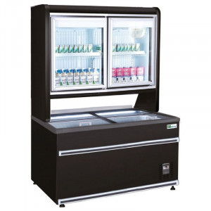 Vitrine Réfrigérée Négative GMS - 300 + 595 L FourniResto - 1