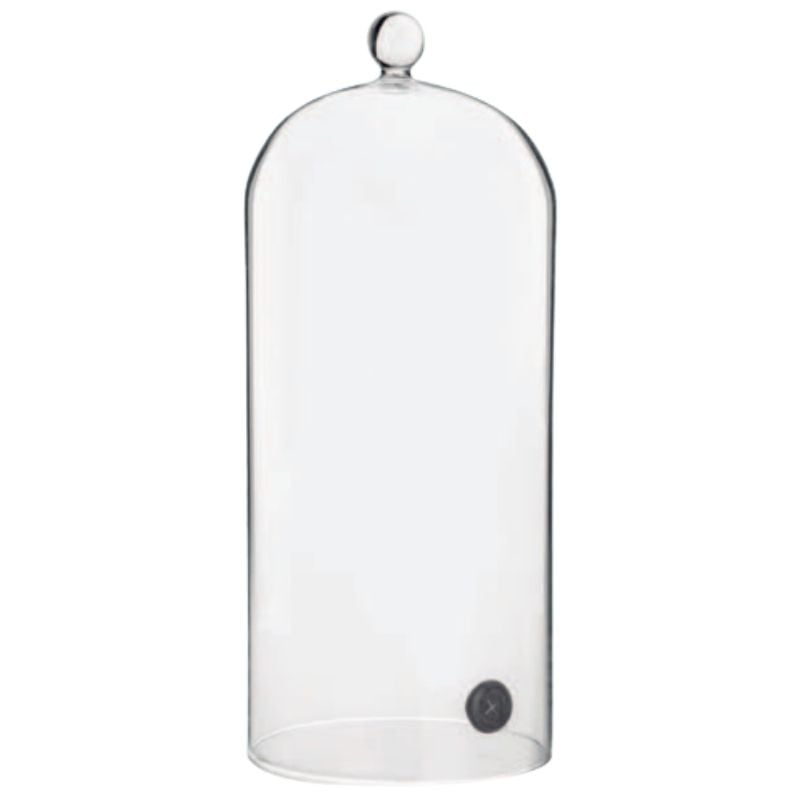 Cloche en verre fumoir Hendi avec valve