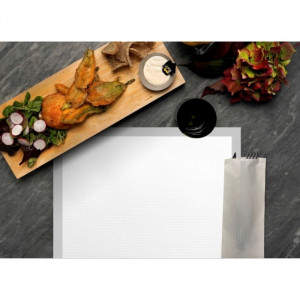 Set de Table Blanc en Cellulose - 400 x 300 mm - Lot de 2000 Infibra - 3