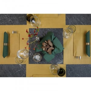 Set de Table Neutre en Papier Paille - 400 x 300 mm - Lot de 100 Infibra - 3