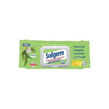 Lingettes Nettoyantes Désinfectantes Soligerm Solipro - 1 Lingettes Nettoyantes Désinfectantes Soligerm Solipro - 1