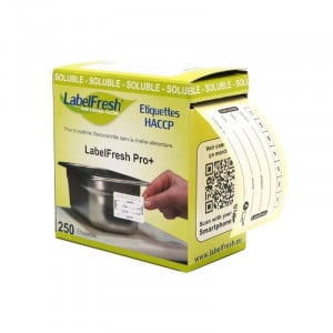 Etiquette de Traçabilité LabelFresh Soluble Pro  - Lundi - 60 x 30 mm - Lot de 250 LabelFresh - 2
