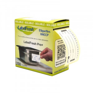 Etiquette de Traçabilité LabelFresh Soluble Pro  - Mercredi - 60 x 30 mm - Lot de 250 LabelFresh - 2