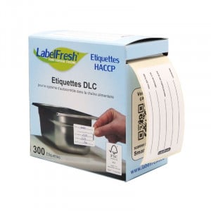 Etiquette de Traçabilité Label Fresh DLC - 70 x 45 mm - Lot de 300 LabelFresh - 2