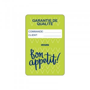 Etiquette Inviolable - Garantie de Qualité - 40 x 70 mm - Lot de 250 LabelFresh - 1