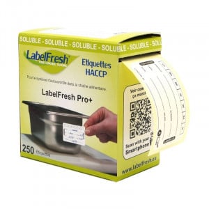 Etiquettes de Traçabilité - LabelFresh Soluble - 70 x 40 mm - Lot de 250 LabelFresh - 2