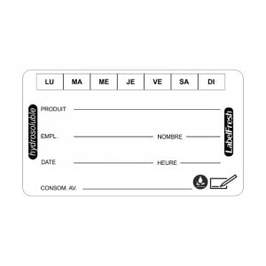 Etiquettes de Traçabilité - LabelFresh Soluble - 70 x 40 mm - Lot de 250 LabelFresh - 1