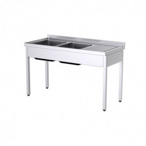 Plonge 1 Bac - L 700 x P 700 mm - ECO Distform - 1