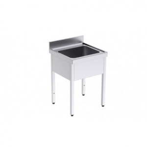Plonge 1 Bac - L 700 x P 700 mm Distform - 1