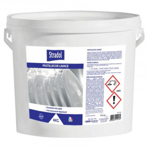 Pastilles de Lavage pour Lave-Vaisselle - 160 Pastilles de 25 g Stradol - 1