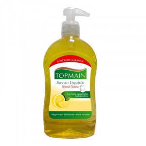 Savon Liquide Spécial Cuisine pour Les Mains - Parfum Citron - 500 ml TOPMAIN - 1