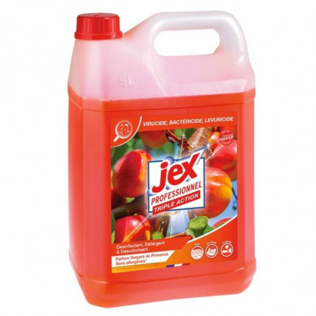 Nettoyant Désinfectant Triple Action - Parfum Vergers de Provence - 5 L Jex - 1