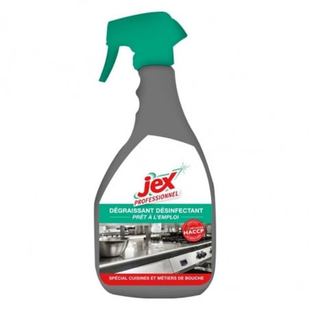 Spray Dégraissant Désinfectant - 1 L - Lot de 2 Jex - 1