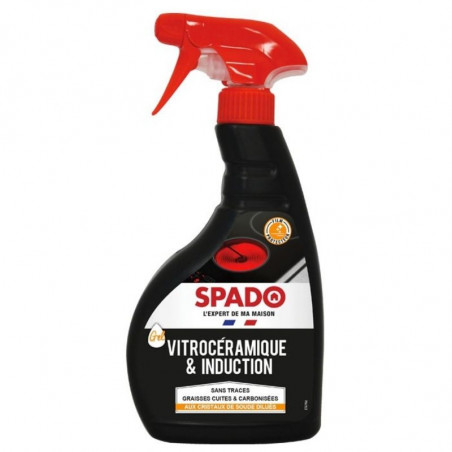 Spray Nettoyant et Dégraissant pour Plaque Vitrocéramique et Induction - 500 ml SPADO - 1 Spray Nettoyant et Dégraissant pour Plaque Vitrocéramique et Induction - 500 ml SPADO - 1