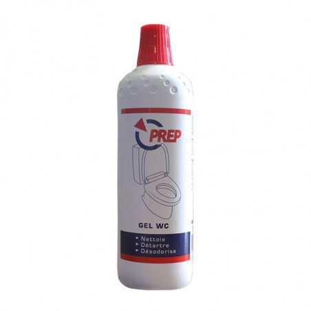 Gel Nettoyant et Détartrant pour WC - 1 L Prep - 1 Gel Nettoyant et Détartrant pour WC - 1 L Prep - 1