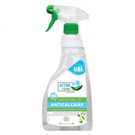 Spray Gel Nettoyant Anti-calcaire - 750 ml - Action Verte - Fourniresto