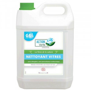 Gel Nettoyant pour Vitres - 5 L Action Verte - 1