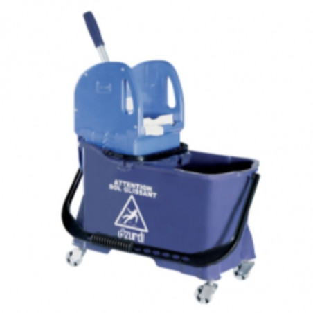 Chariot de Lavage 2 Seaux avec Presse à Mâchoires - 22 L Azurdi - 1 Chariot de Lavage 2 Seaux avec Presse à Mâchoires - 22 L Azurdi - 1