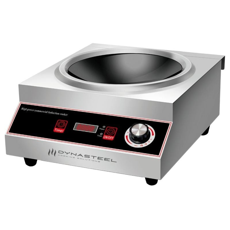 Wok a induction professionnel - 5000 W