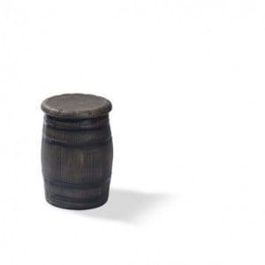 Tabouret Bas Tonneau Ø 40 Cm VEBA - 1