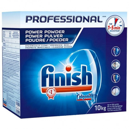 Poudre de Lavage pour Lave-Vaisselle - 10 Kg Finish - 1 Poudre de Lavage pour Lave-Vaisselle - 10 Kg Finish - 1