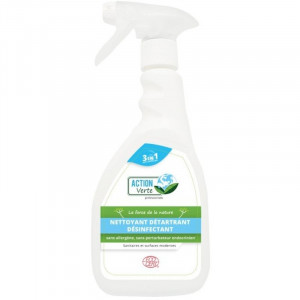 Spray Nettoyant Détartrant et Désinfectant - 500 ml Action Verte - 1