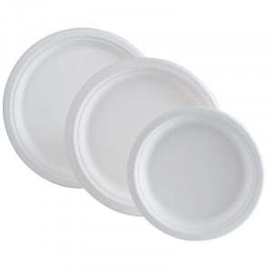 Assiette Ronde en Bagasse - 230 x 20,6 mm - Lot de 50 FourniResto - 2