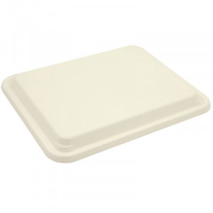 Couvercle en Pulpe de Canne pour Plateau 5 Compartiments - Lot de 50 FourniResto - 1