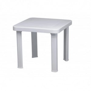 Table Andorra - 47 x 47 cm - Blanc - Lot de 6 Garbar - 1