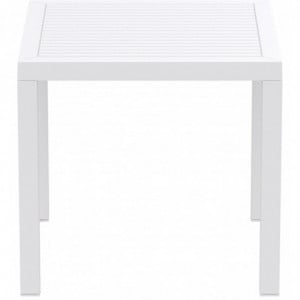 Table Arctic - 80 x 80 cm - Blanc Garbar - 1