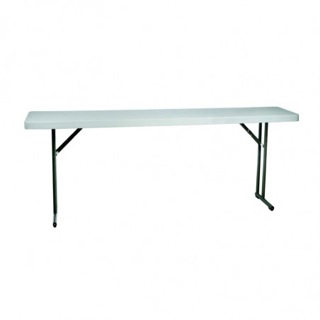 Table Pliante Bach - 180 x 45 cm - Blanc Garbar - 1