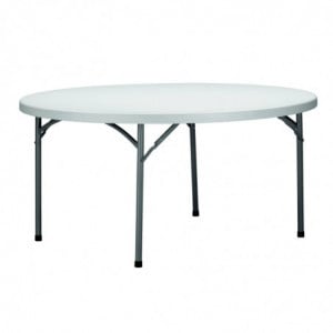 Table Beethoven - Ø 90 cm - Blanc Garbar - 1