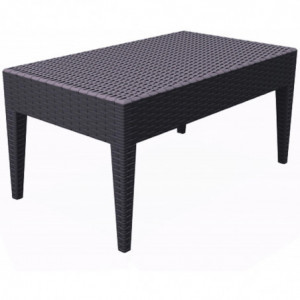 Table d'Appoint Ipanema - 92 x 53 cm - Chocolat Garbar - 1