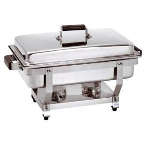 Chafing Dish GN 1/1 avec Poignées Aspect Bois Bartscher - 1