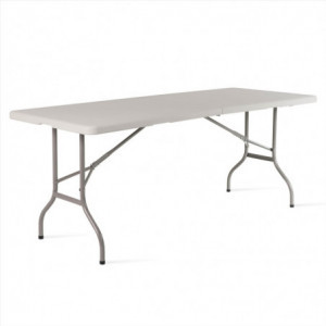 Table Pliante Easytable - 243 x 76 cm - Blanc Garbar - 2