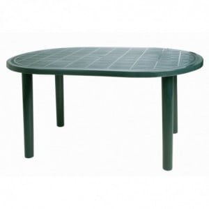 Table Gala - 140 x 90 cm - Vert - Lot de 4 Garbar - 1