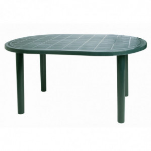 Table Gala - 140 x 90 cm - Vert - Lot de 4 Garbar - 1