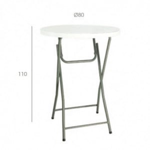 Table Hamlet - 110 cm - Blanc Garbar - 2