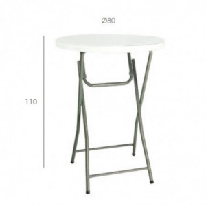 Table Hamlet - 110 cm - Blanc Garbar - 2