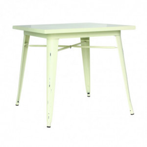 Table Kibo - 80 x 80 cm - Crème Garbar - 1