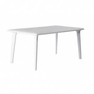 Table New Dessa - 160 x 90 cm - Blanc Resol - 1