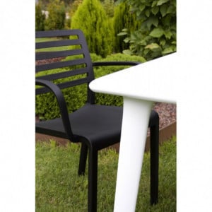 Table New Dessa - 160 x 90 cm - Blanc Resol - 4
