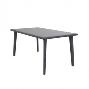 Table New Dessa - 160 x 90 cm - Gris Foncé Resol - 1