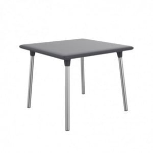 Table New Flash - 90 x 90 cm - Gris Foncé Resol - 1