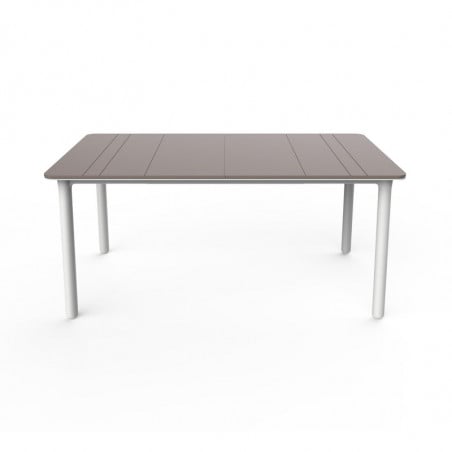 Table Noa Sable à Pieds Blancs - 160 x 90 cm Resol - 1